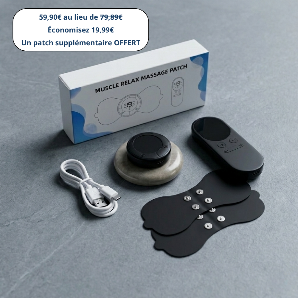 Masseur cervical électrostimulant chauffant
